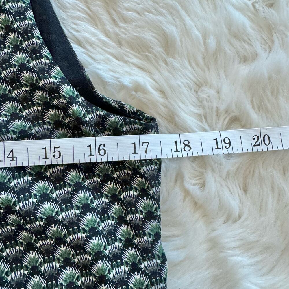 H&M Green Pleated Tie Back Straight Dress 8 NWOT - Picture 9 of 11
